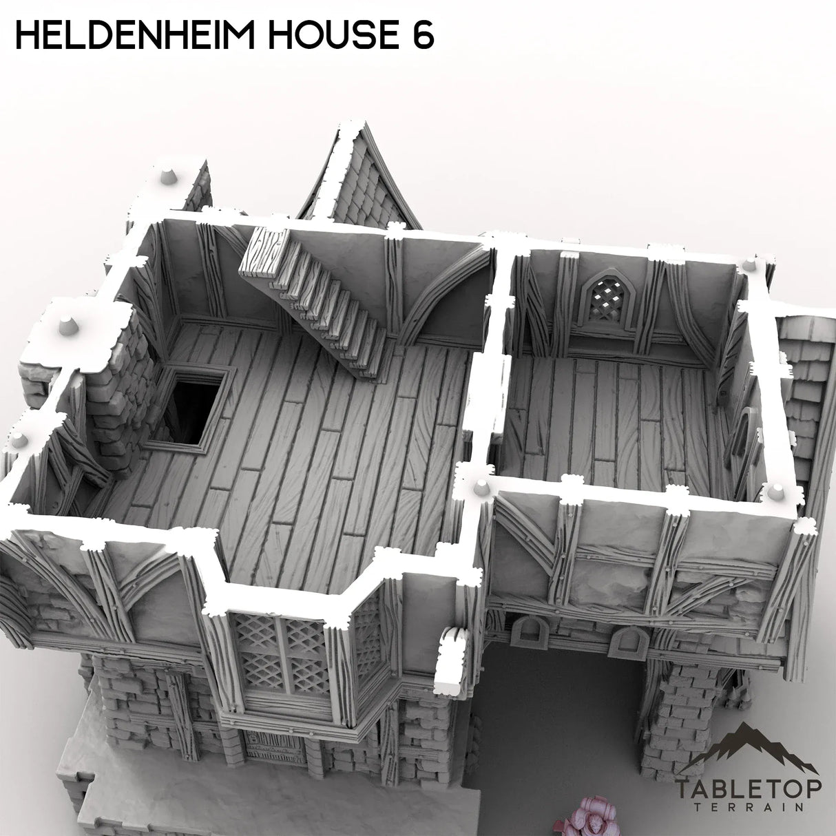 Tabletop Terrain Building Heldenheim House 6