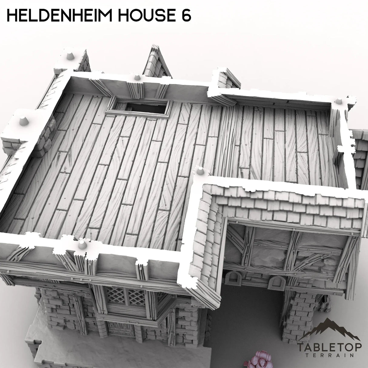 Tabletop Terrain Building Heldenheim House 6