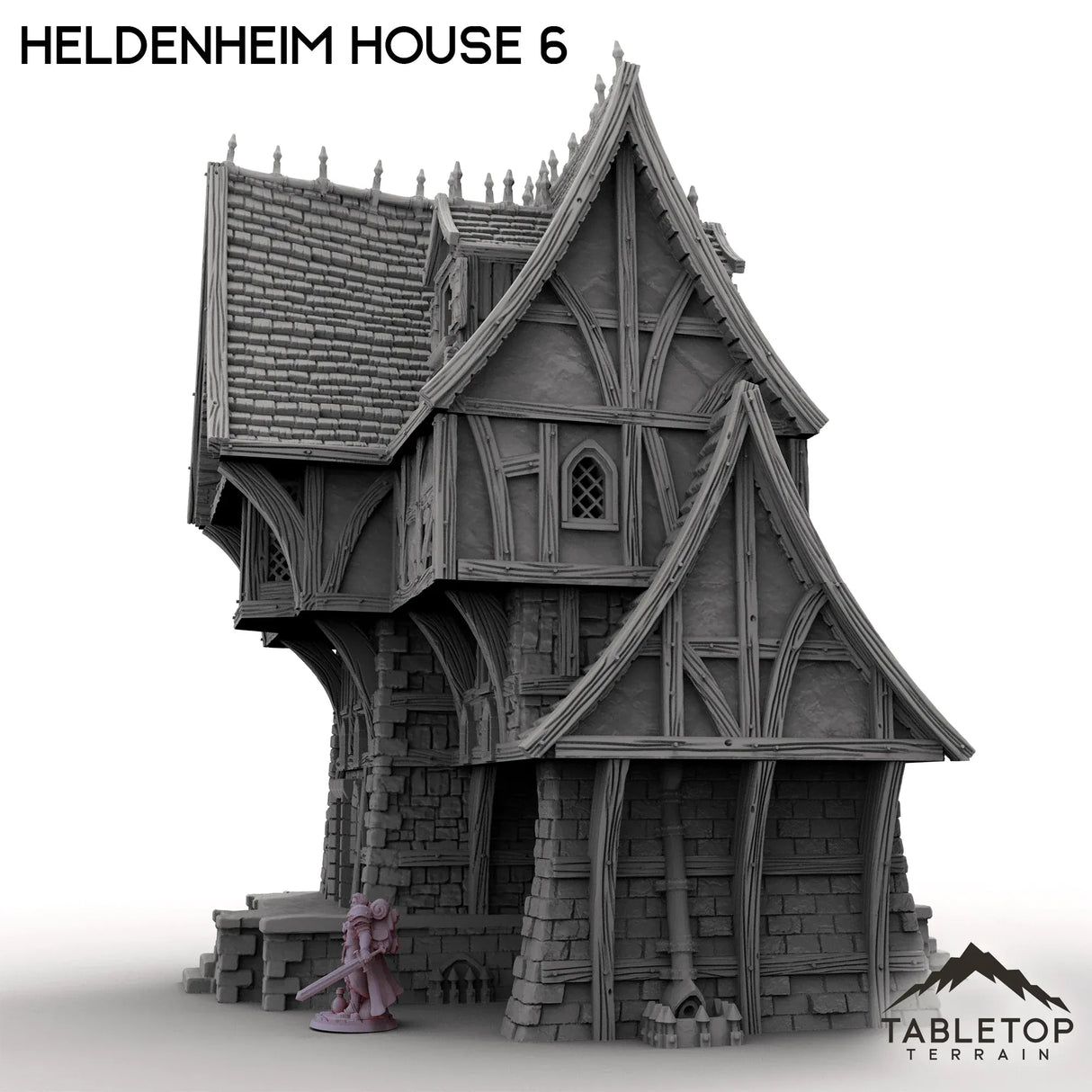 Tabletop Terrain Building Heldenheim House 6