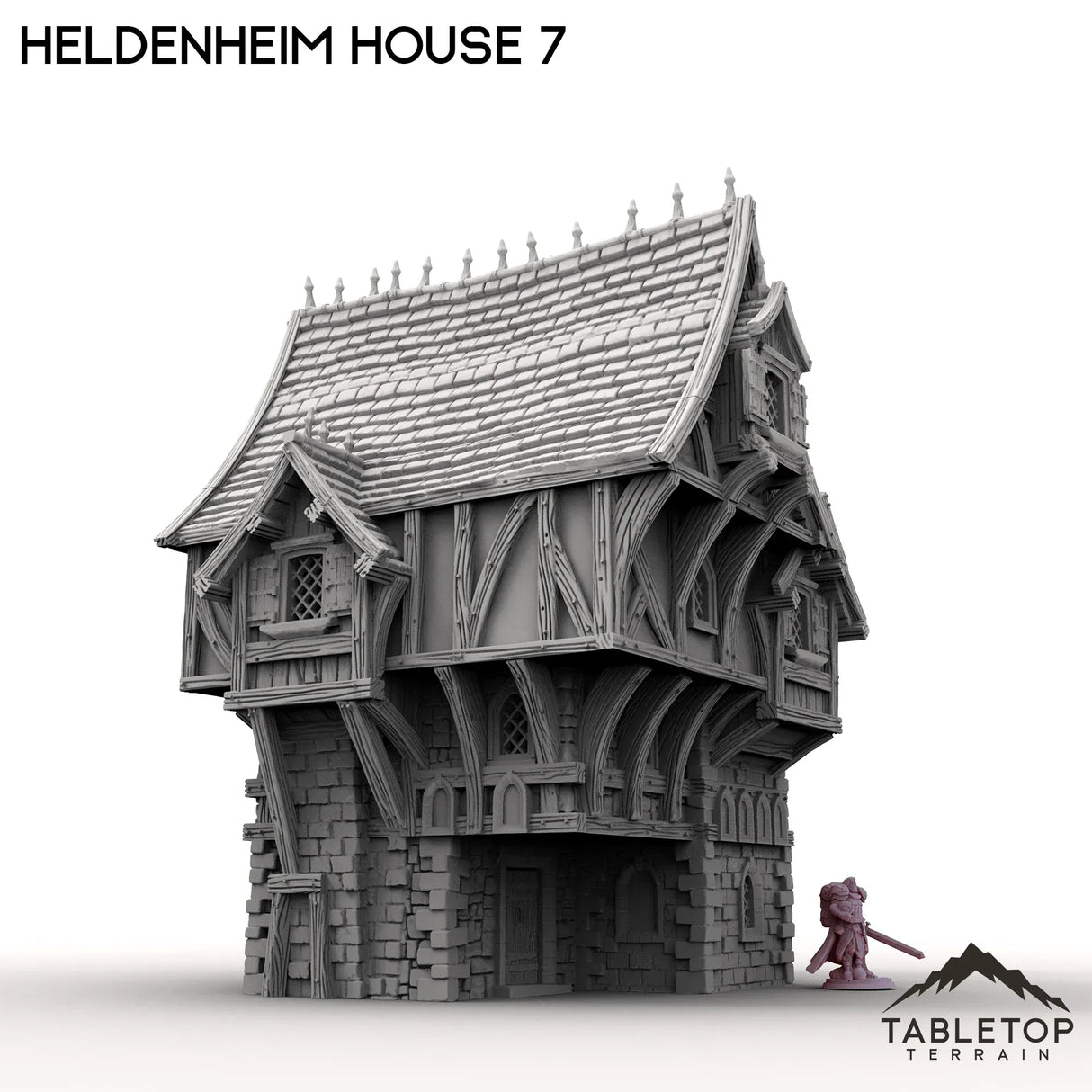 Tabletop Terrain Building Heldenheim House 7