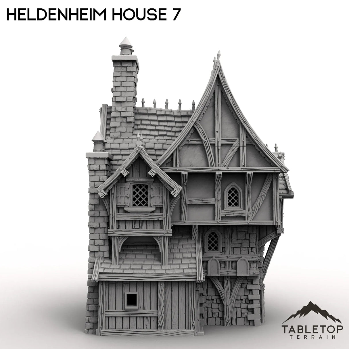 Tabletop Terrain Building Heldenheim House 7