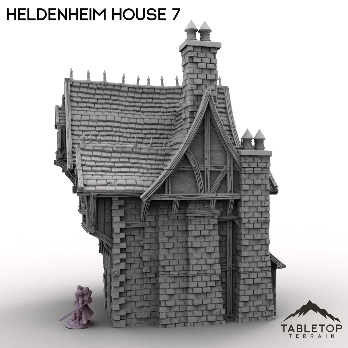 Tabletop Terrain Building Heldenheim House 7