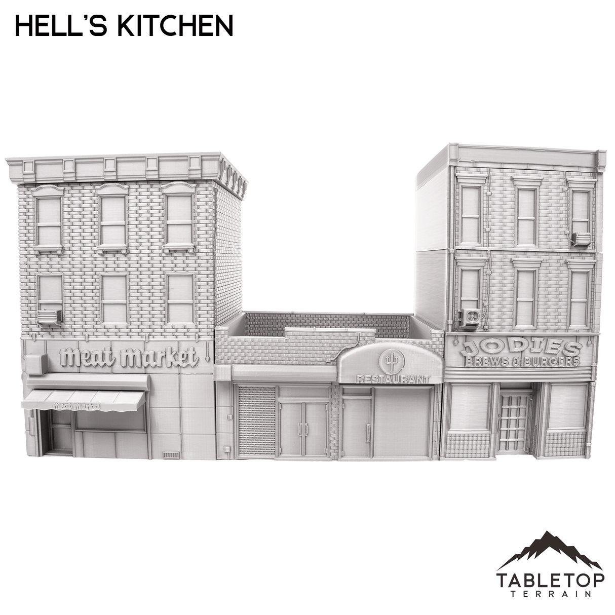 Tabletop Terrain Building Hell's Kitchen City Block - Marvel Crisis Protocol Building