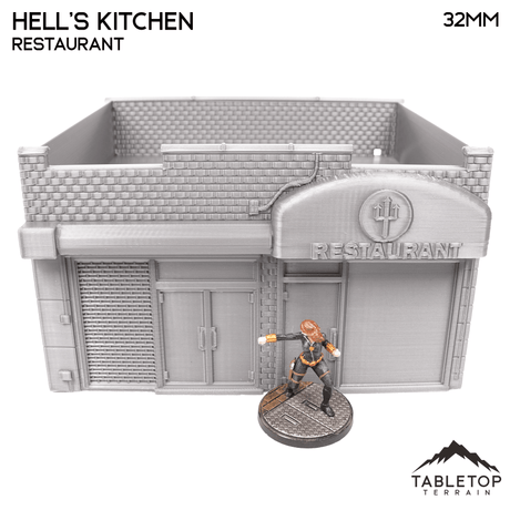 Tabletop Terrain Building Hell's Kitchen City Block - Marvel Crisis Protocol Building