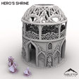 Tabletop Terrain Building Hero's Shrine - Kingdom of Noldareth