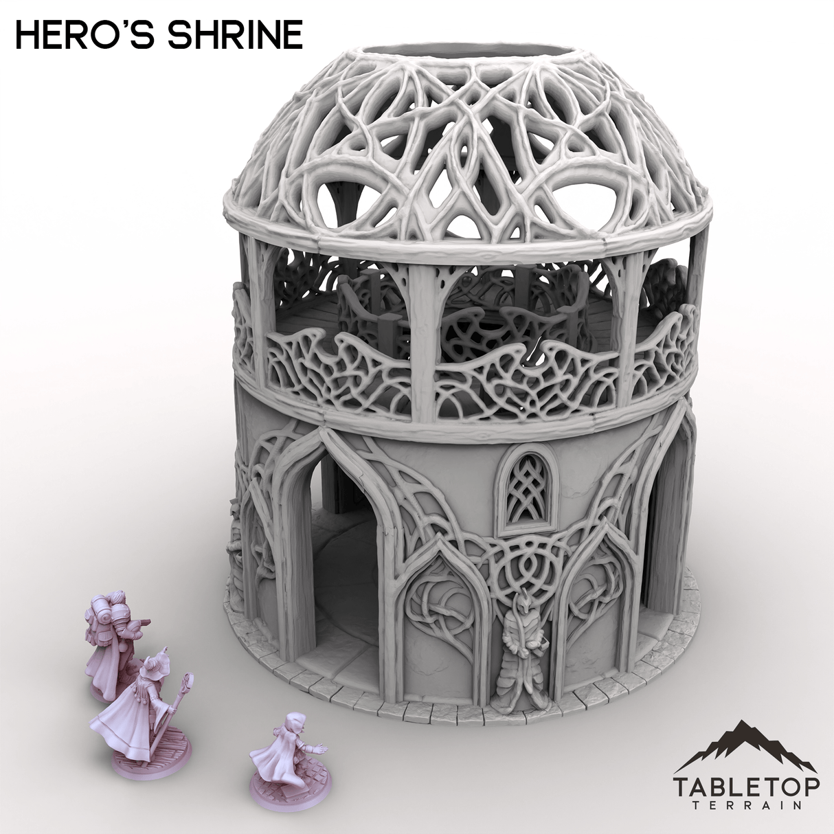 Tabletop Terrain Building Hero's Shrine - Kingdom of Noldareth