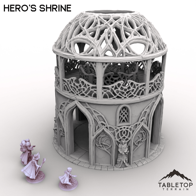 Tabletop Terrain Building Hero's Shrine - Kingdom of Noldareth
