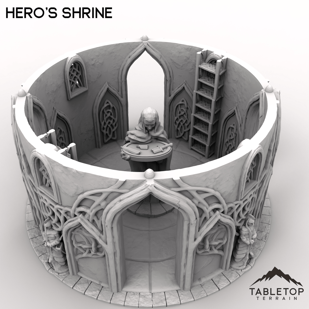 Tabletop Terrain Building Hero's Shrine - Kingdom of Noldareth
