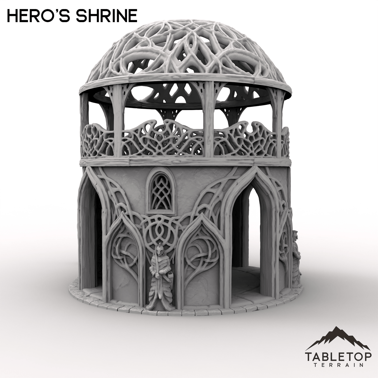 Tabletop Terrain Building Hero's Shrine - Kingdom of Noldareth