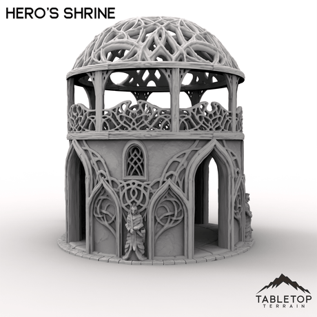 Tabletop Terrain Building Hero's Shrine - Kingdom of Noldareth