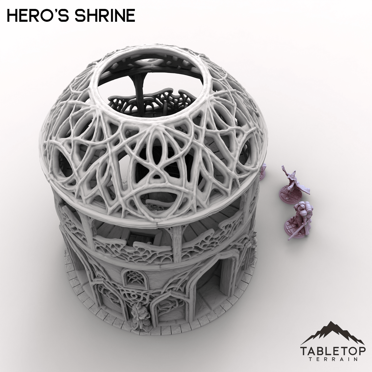 Tabletop Terrain Building Hero's Shrine - Kingdom of Noldareth