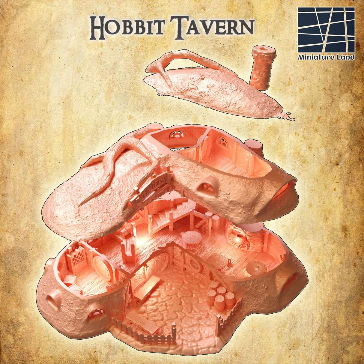Tabletop Terrain Building Hobbit Tavern