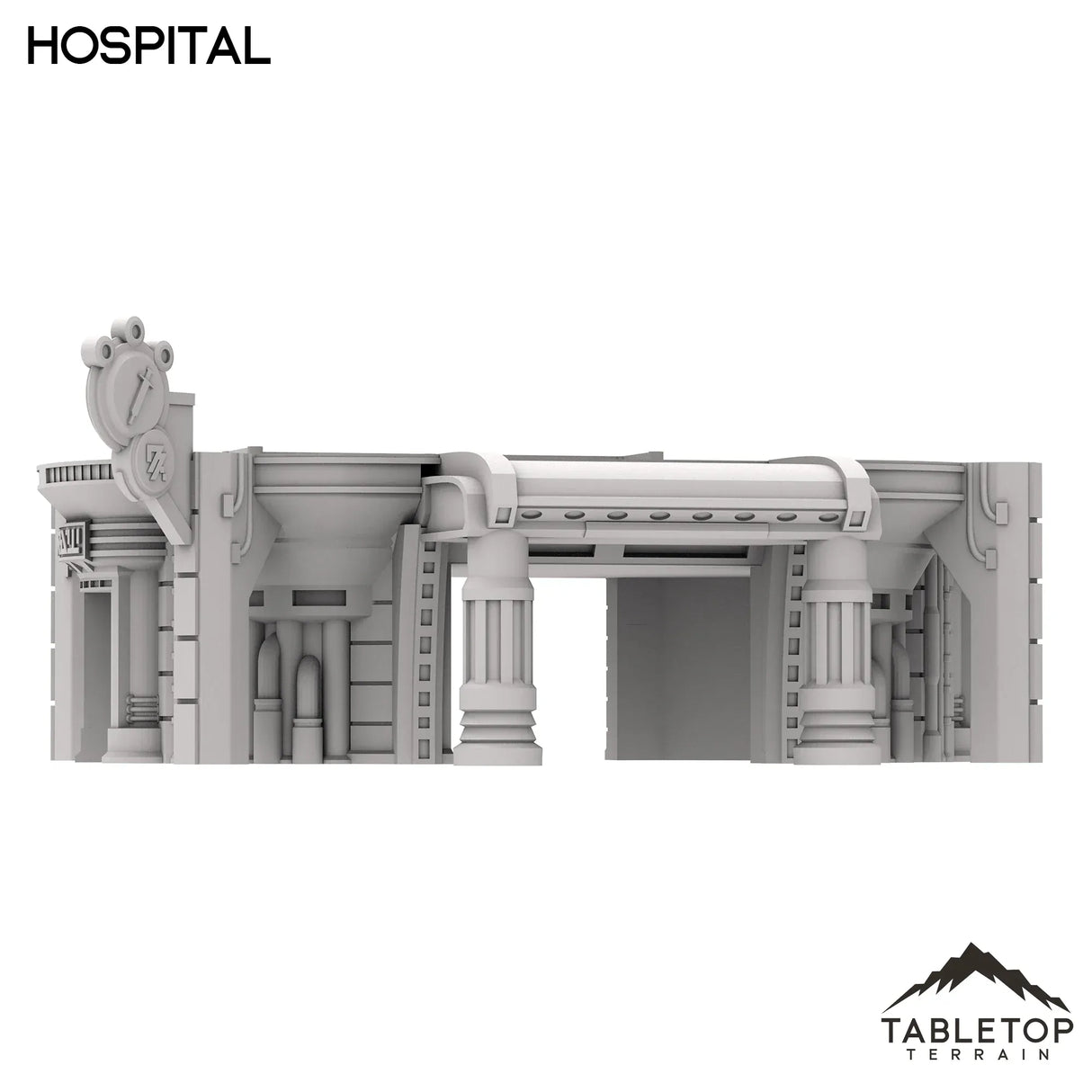Tabletop Terrain Building Hospital - Futuristic City