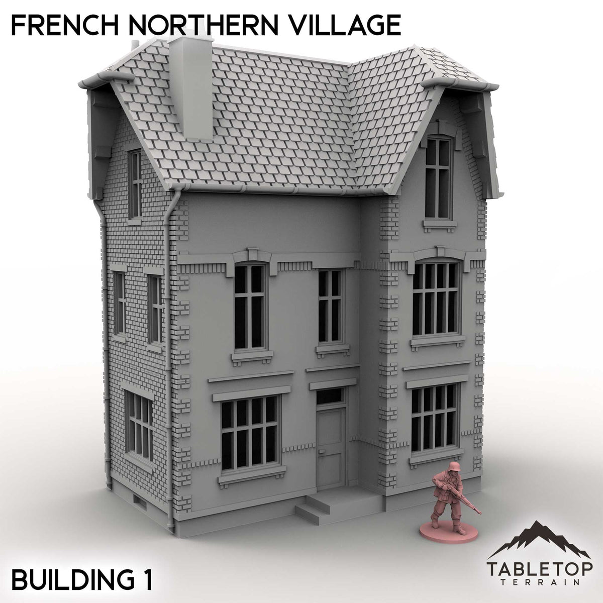 Tabletop Terrain Building House 1 / 32mm French Northern Village