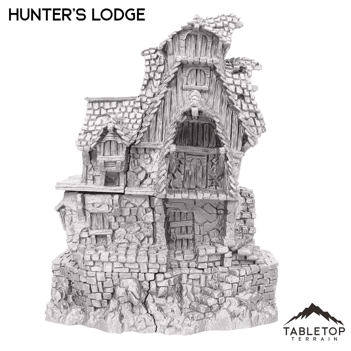 Tabletop Terrain Building Hunter's Lodge - Hagglethorn Hollow - Fantasy Building
