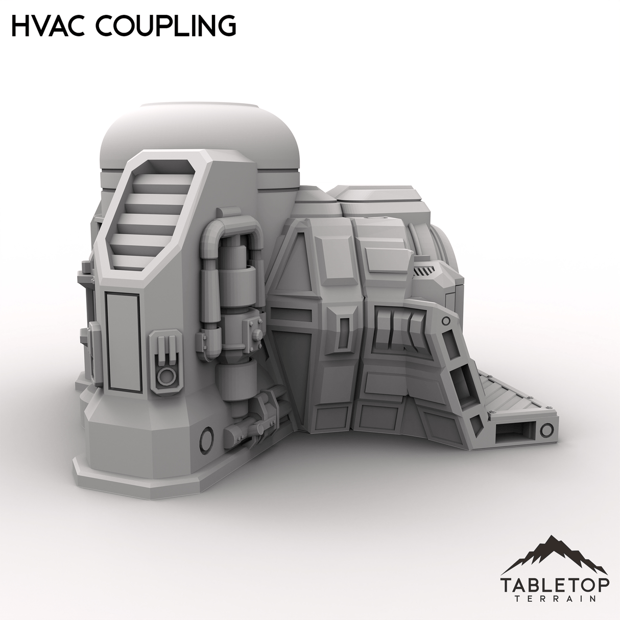 Tabletop Terrain Building HVAC Coupling