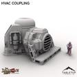 Tabletop Terrain Building HVAC Coupling