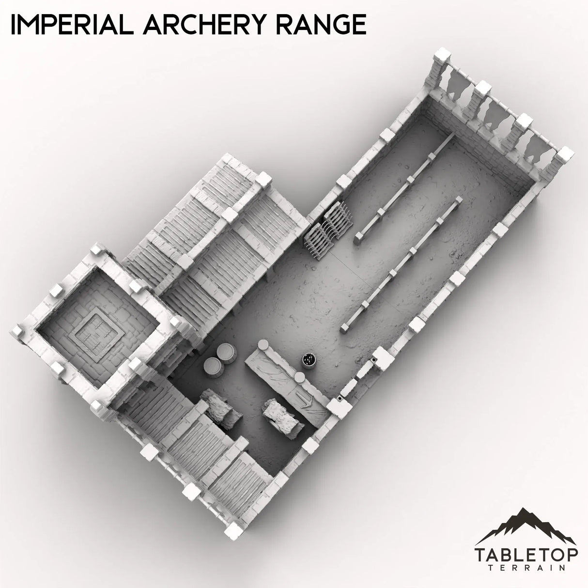Tabletop Terrain Building Imperial Archery Range