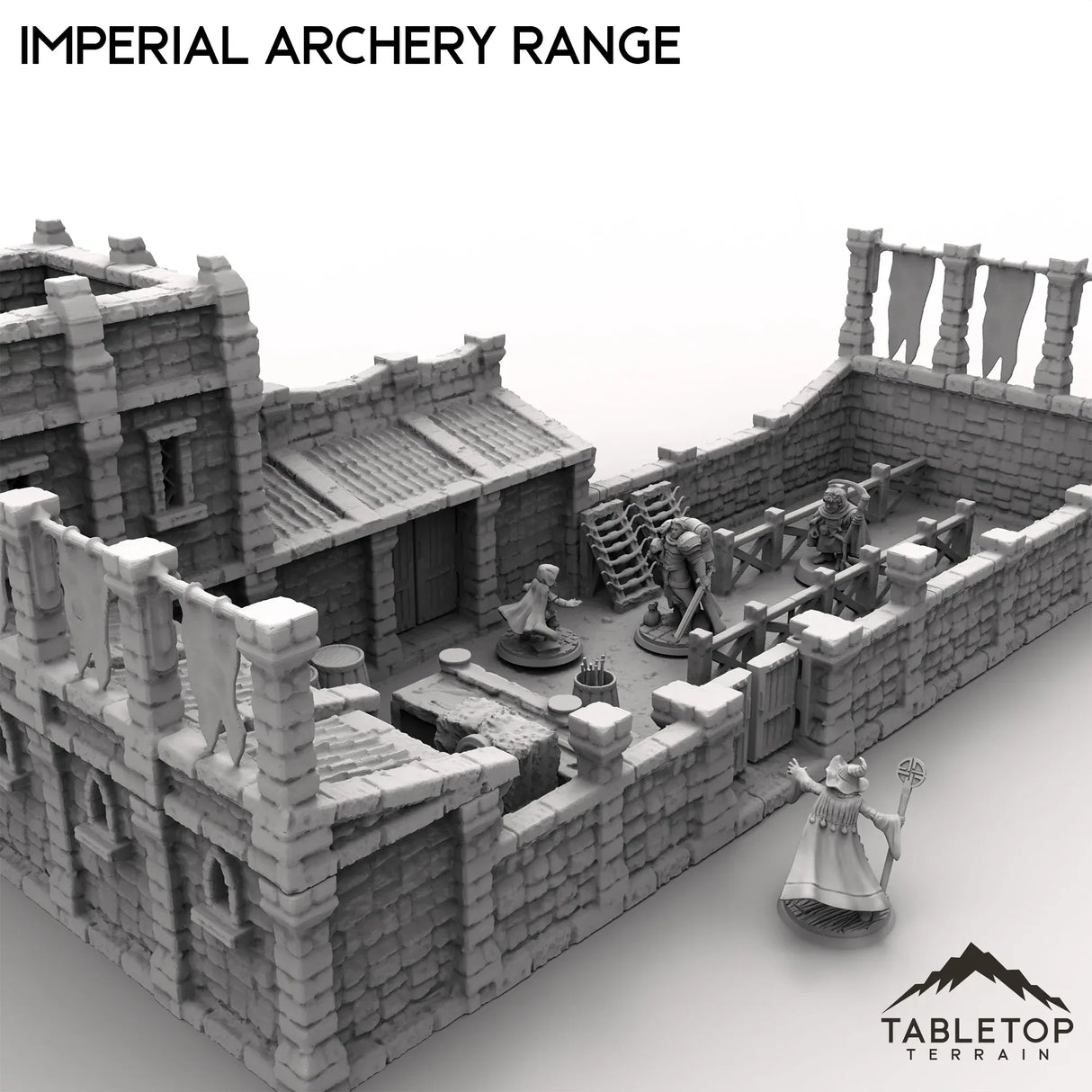 Tabletop Terrain Building Imperial Archery Range