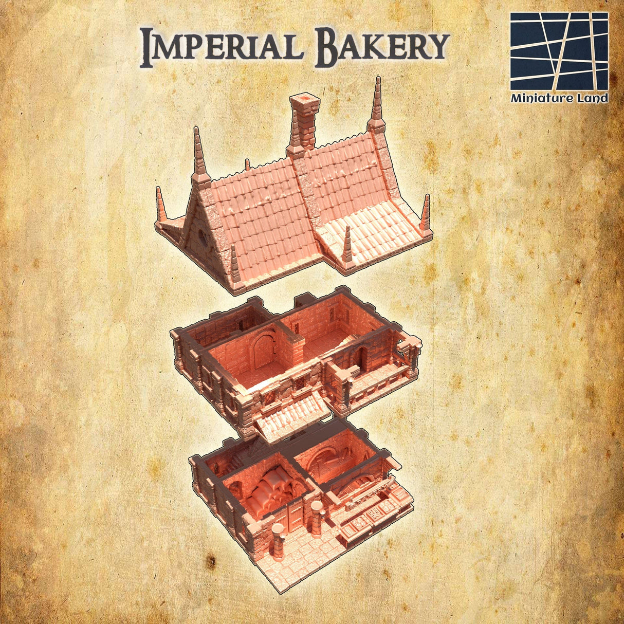 Tabletop Terrain Building Imperial Bakery