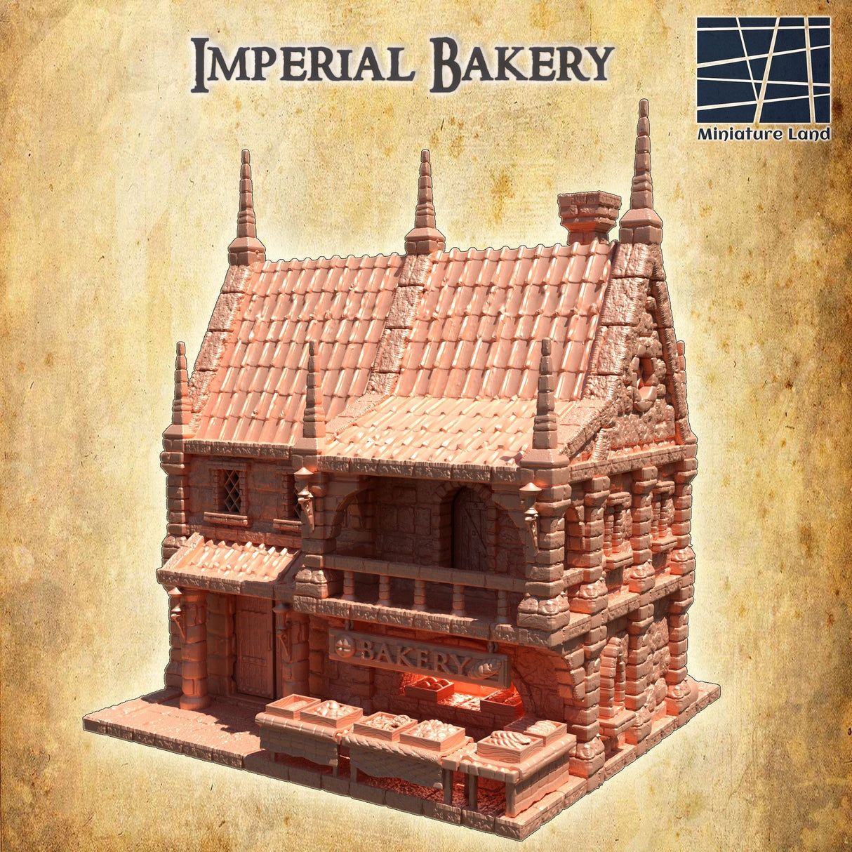 Tabletop Terrain Building Imperial Bakery