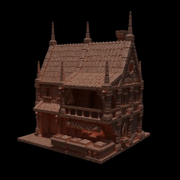 Tabletop Terrain Building Imperial Bakery