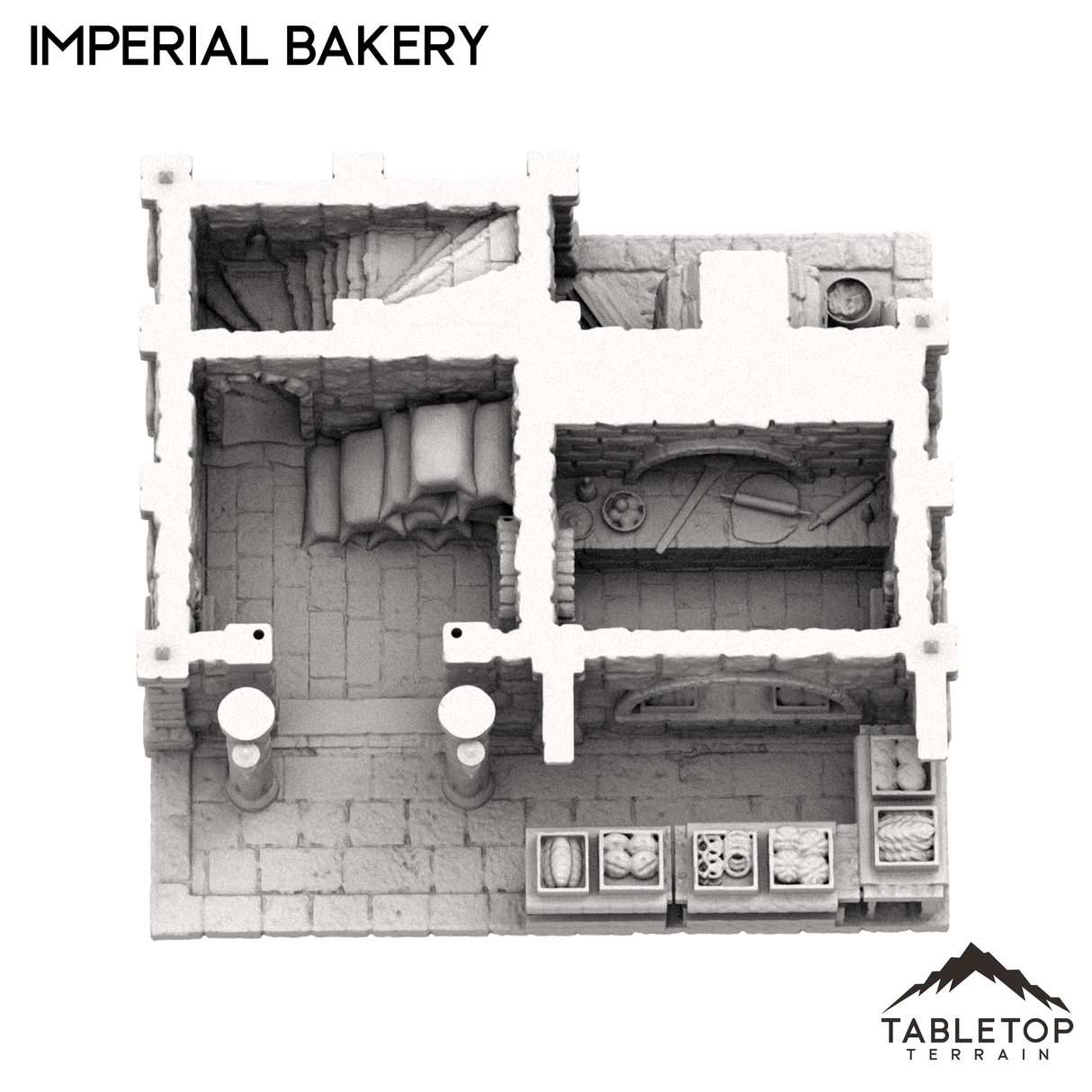 Tabletop Terrain Building Imperial Bakery