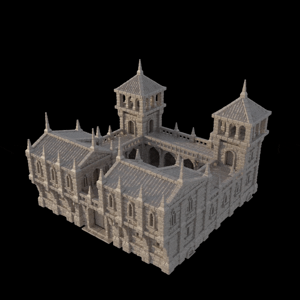 Tabletop Terrain Building Imperial Barrack