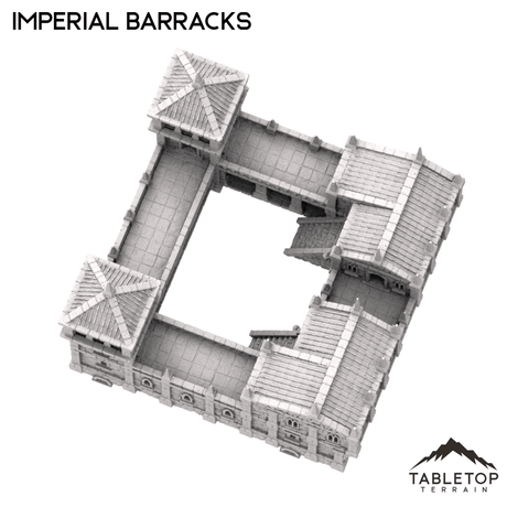 Tabletop Terrain Building Imperial Barracks