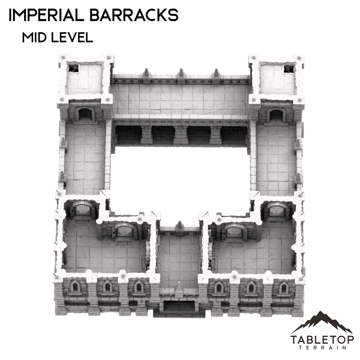 Tabletop Terrain Building Imperial Barracks