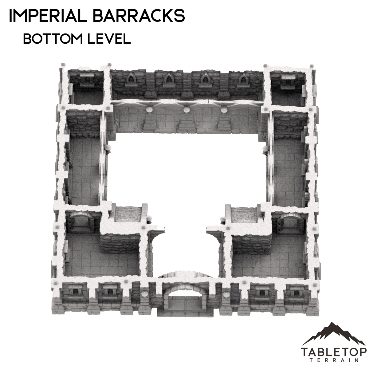Tabletop Terrain Building Imperial Barracks