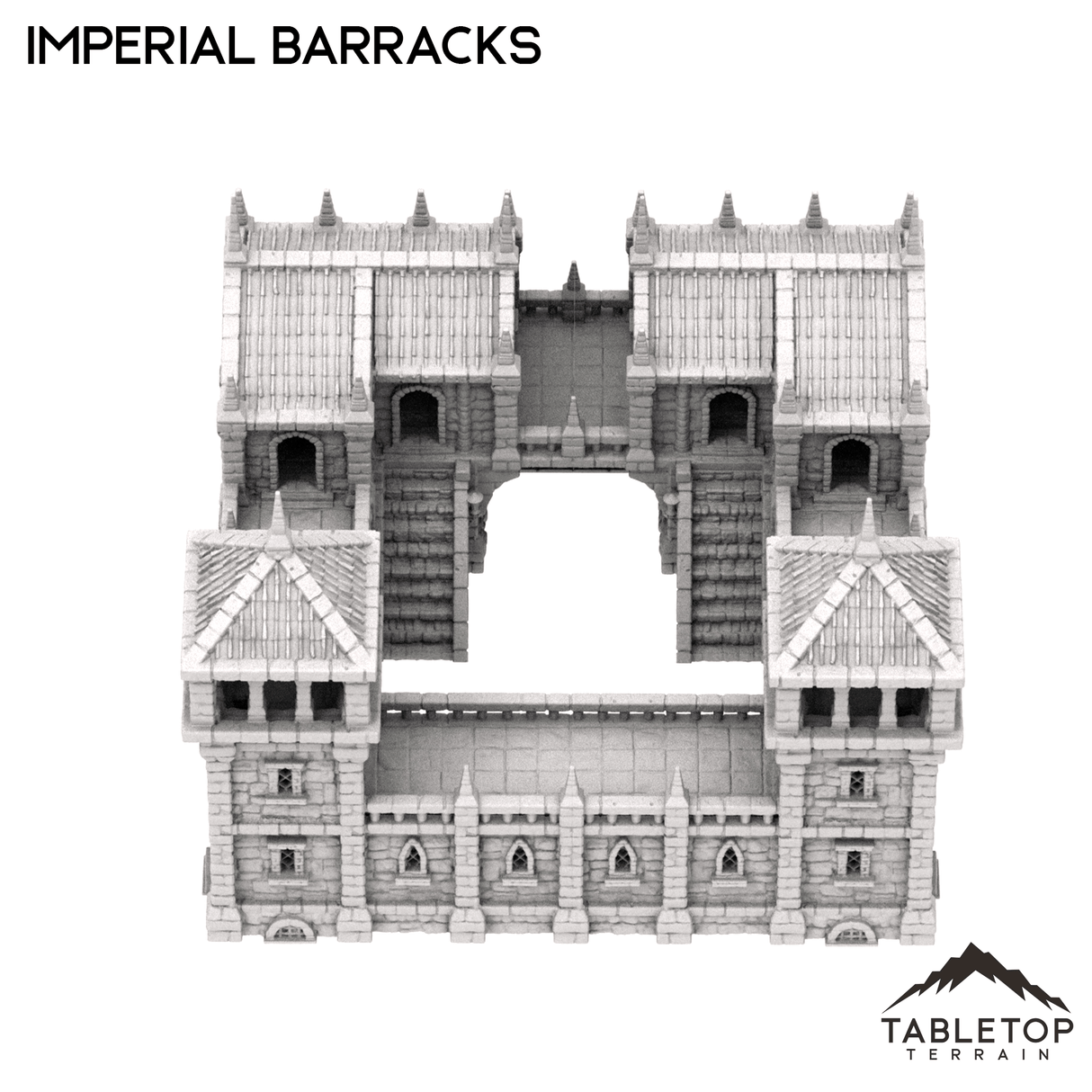 Tabletop Terrain Building Imperial Barracks