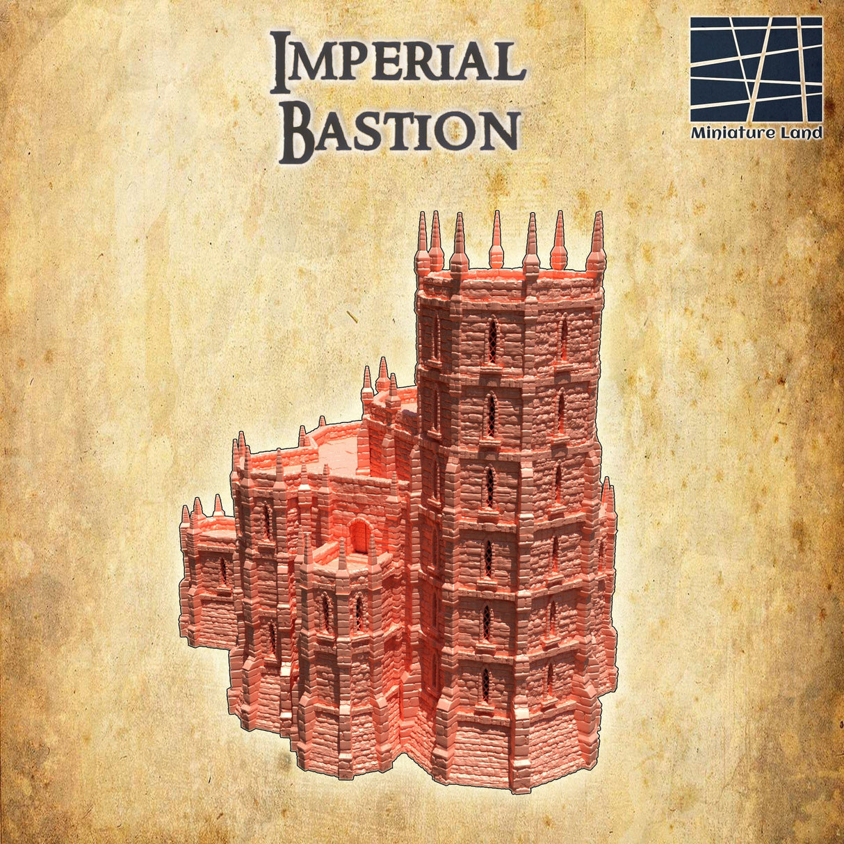 Tabletop Terrain Building Imperial Bastion