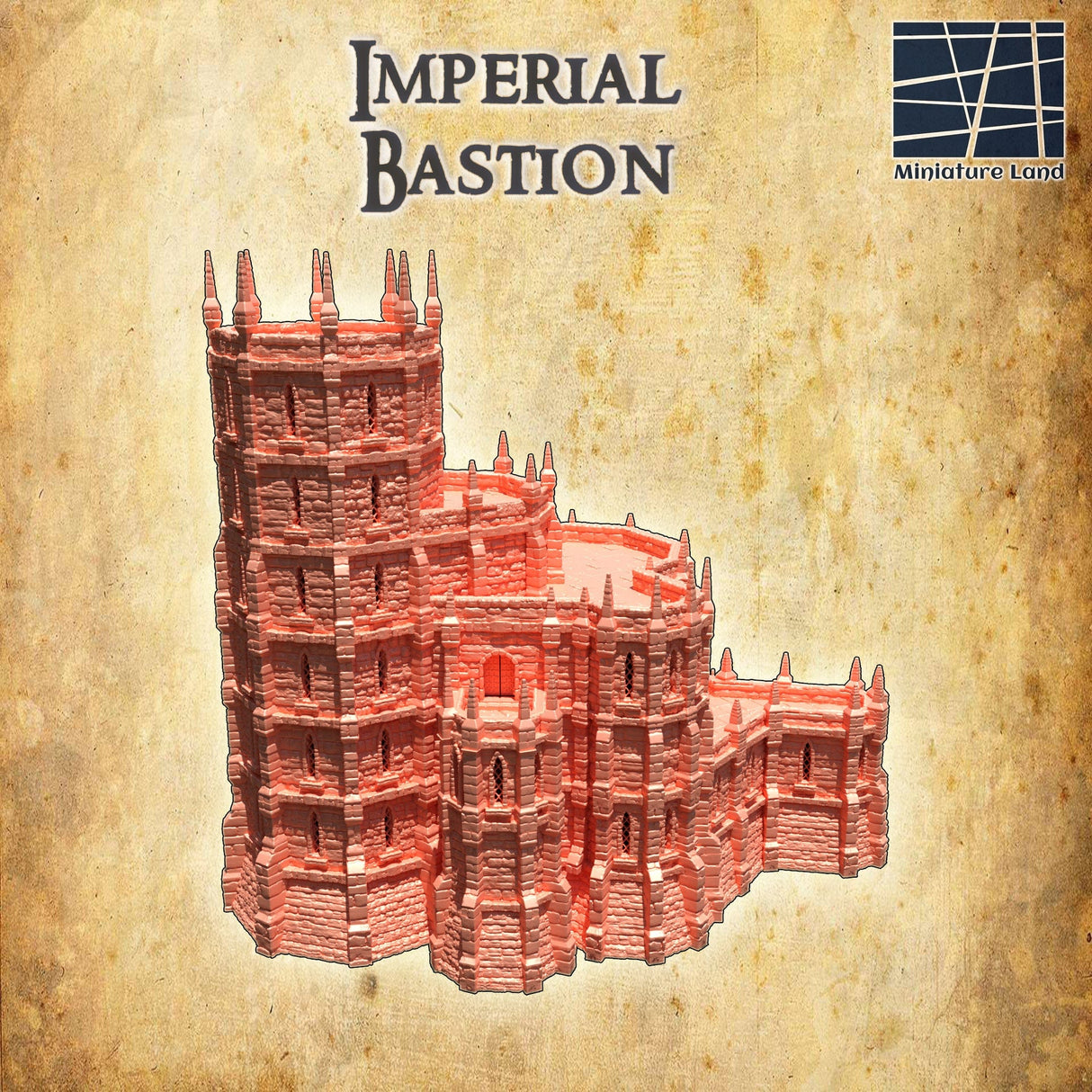 Tabletop Terrain Building Imperial Bastion