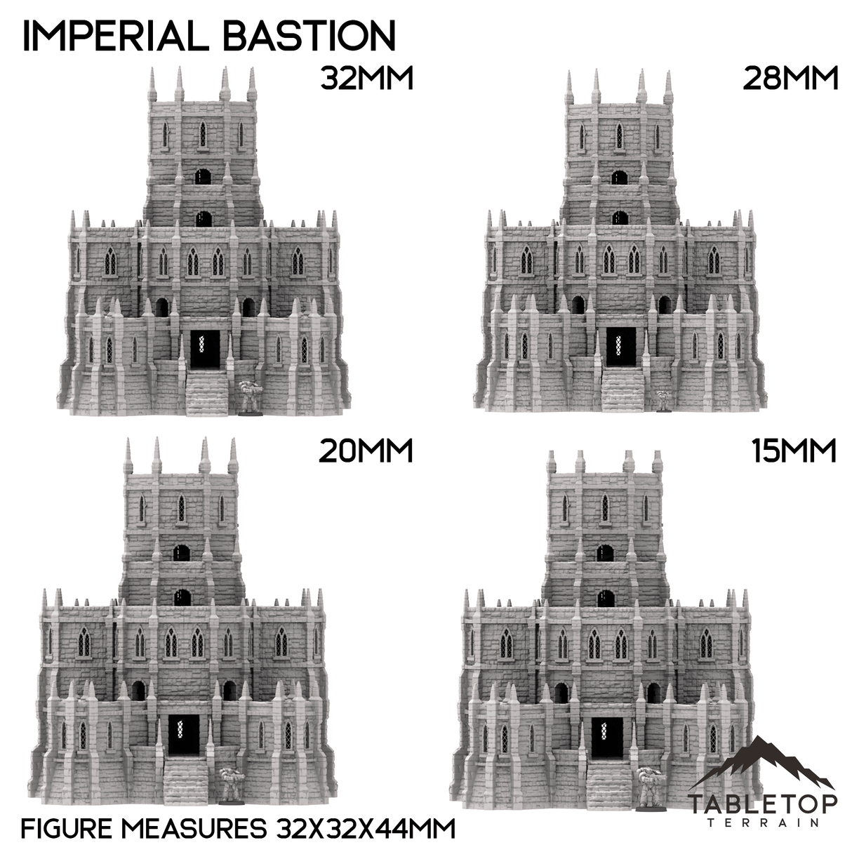 Tabletop Terrain Building Imperial Bastion