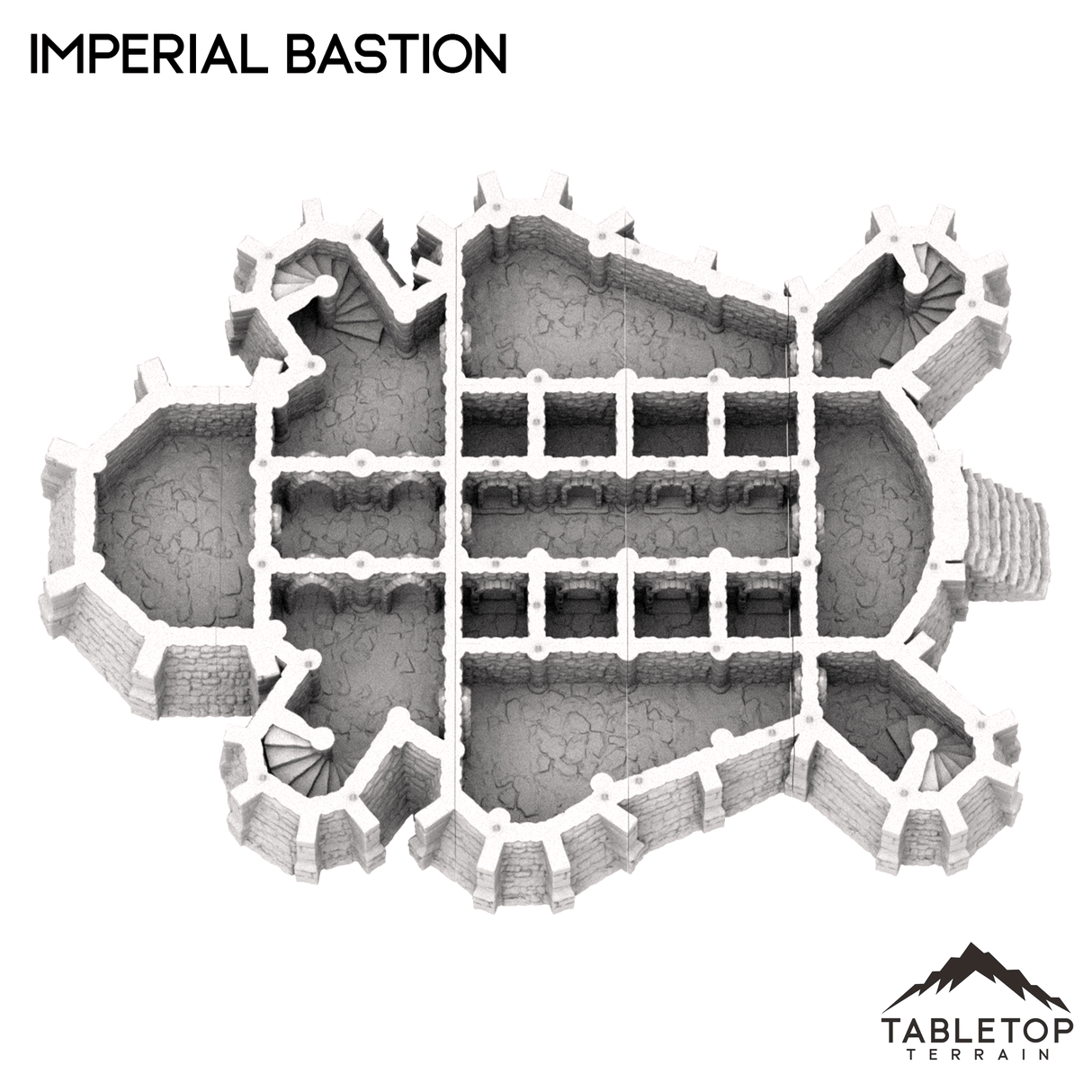 Tabletop Terrain Building Imperial Bastion