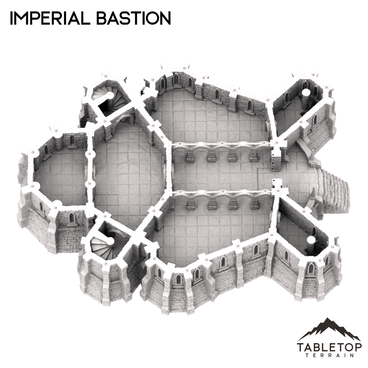 Tabletop Terrain Building Imperial Bastion