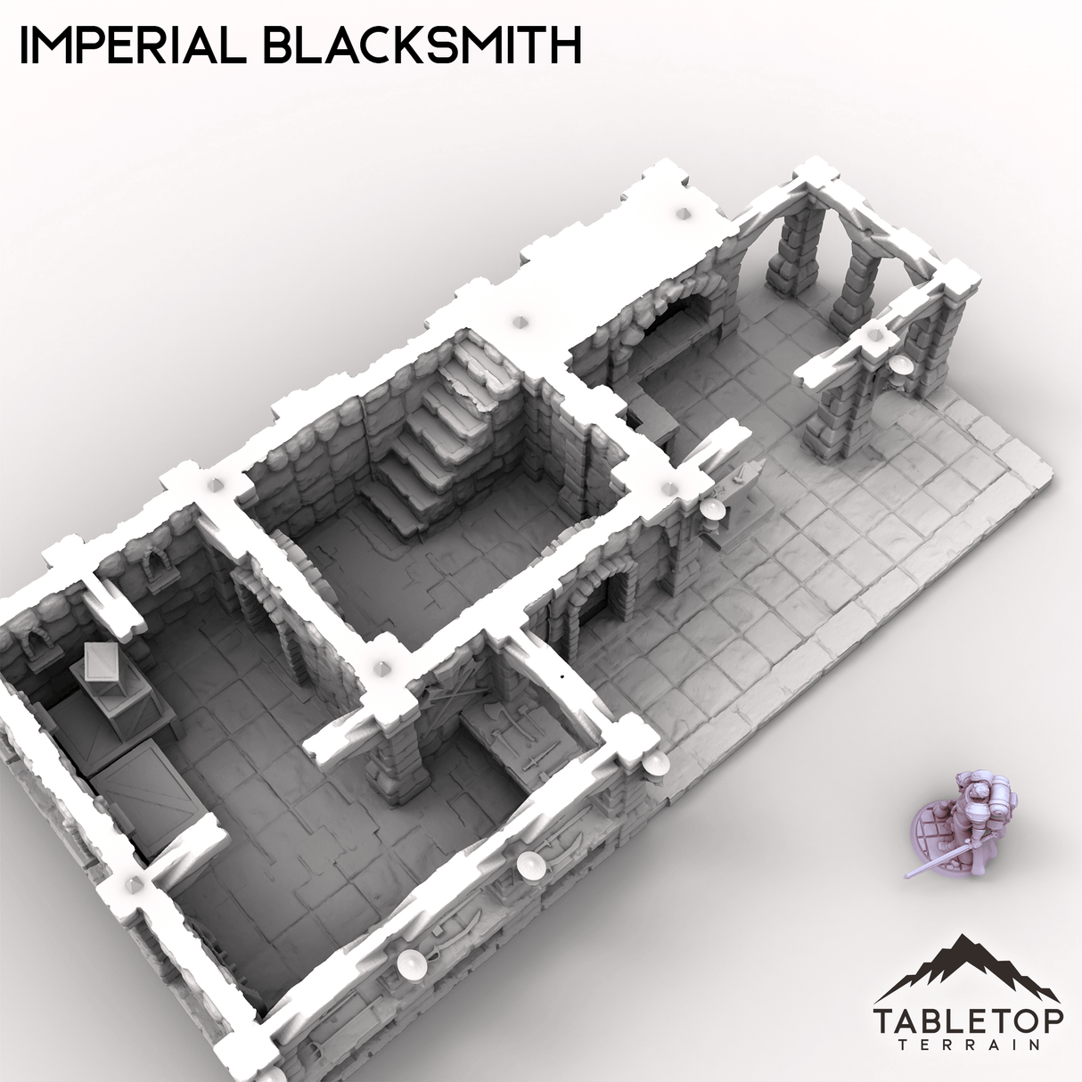 Tabletop Terrain Building Imperial Blacksmith