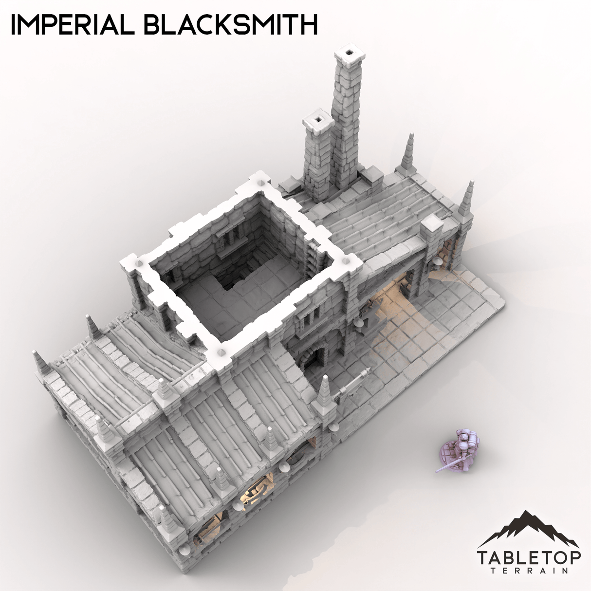 Tabletop Terrain Building Imperial Blacksmith
