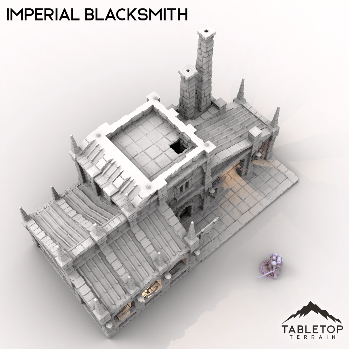 Tabletop Terrain Building Imperial Blacksmith