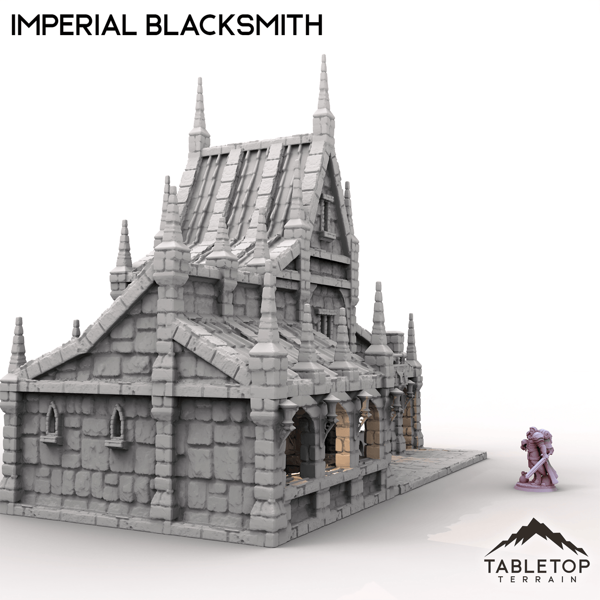 Tabletop Terrain Building Imperial Blacksmith