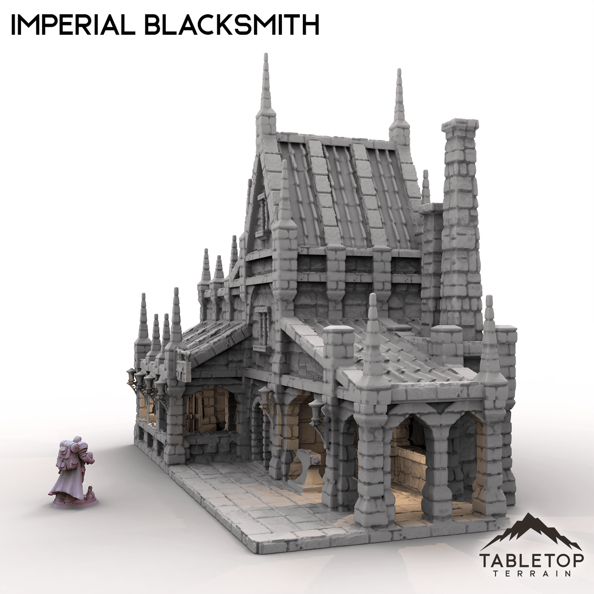 Tabletop Terrain Building Imperial Blacksmith