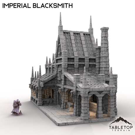 Tabletop Terrain Building Imperial Blacksmith