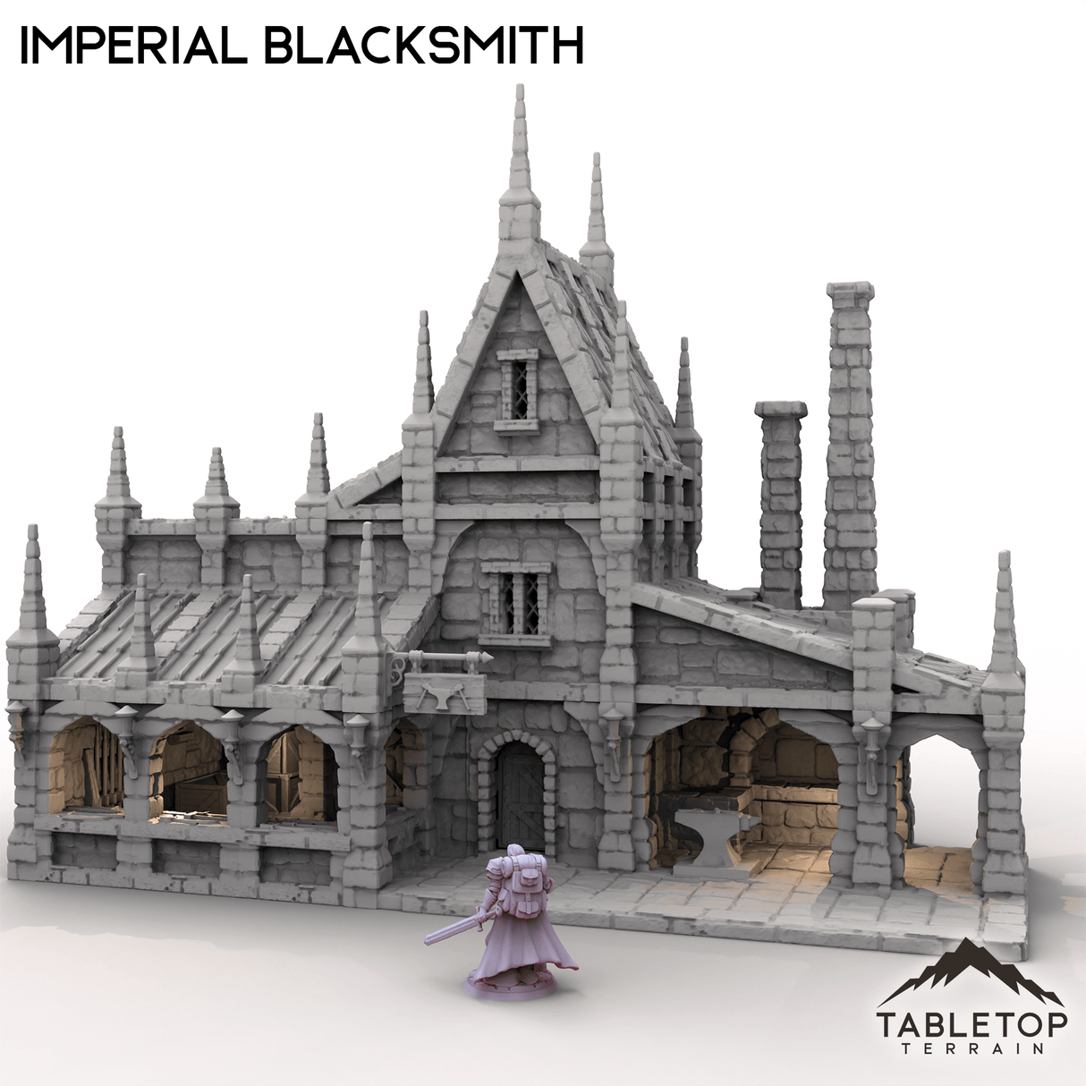 Tabletop Terrain Building Imperial Blacksmith