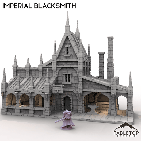 Tabletop Terrain Building Imperial Blacksmith