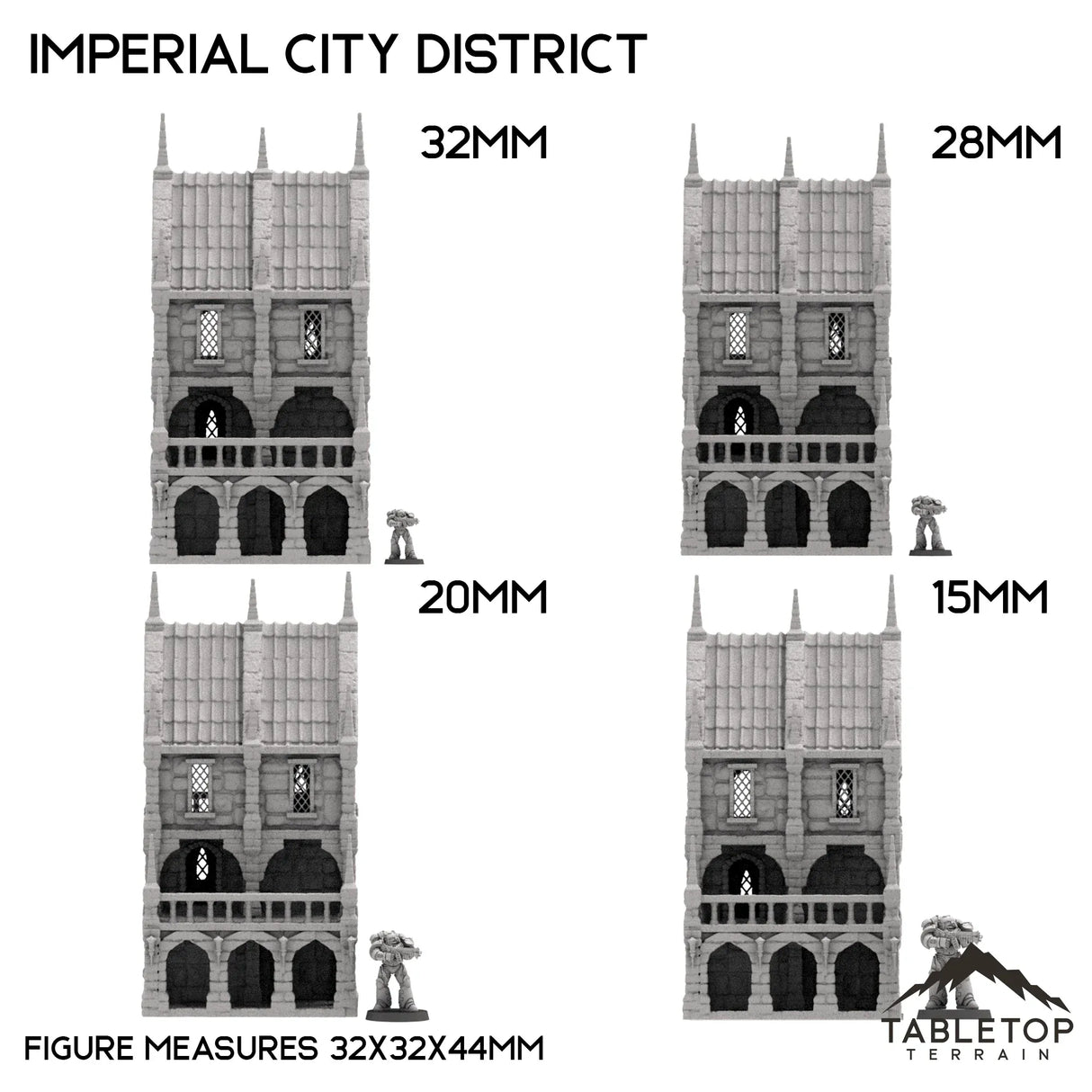 Tabletop Terrain Building Imperial City District