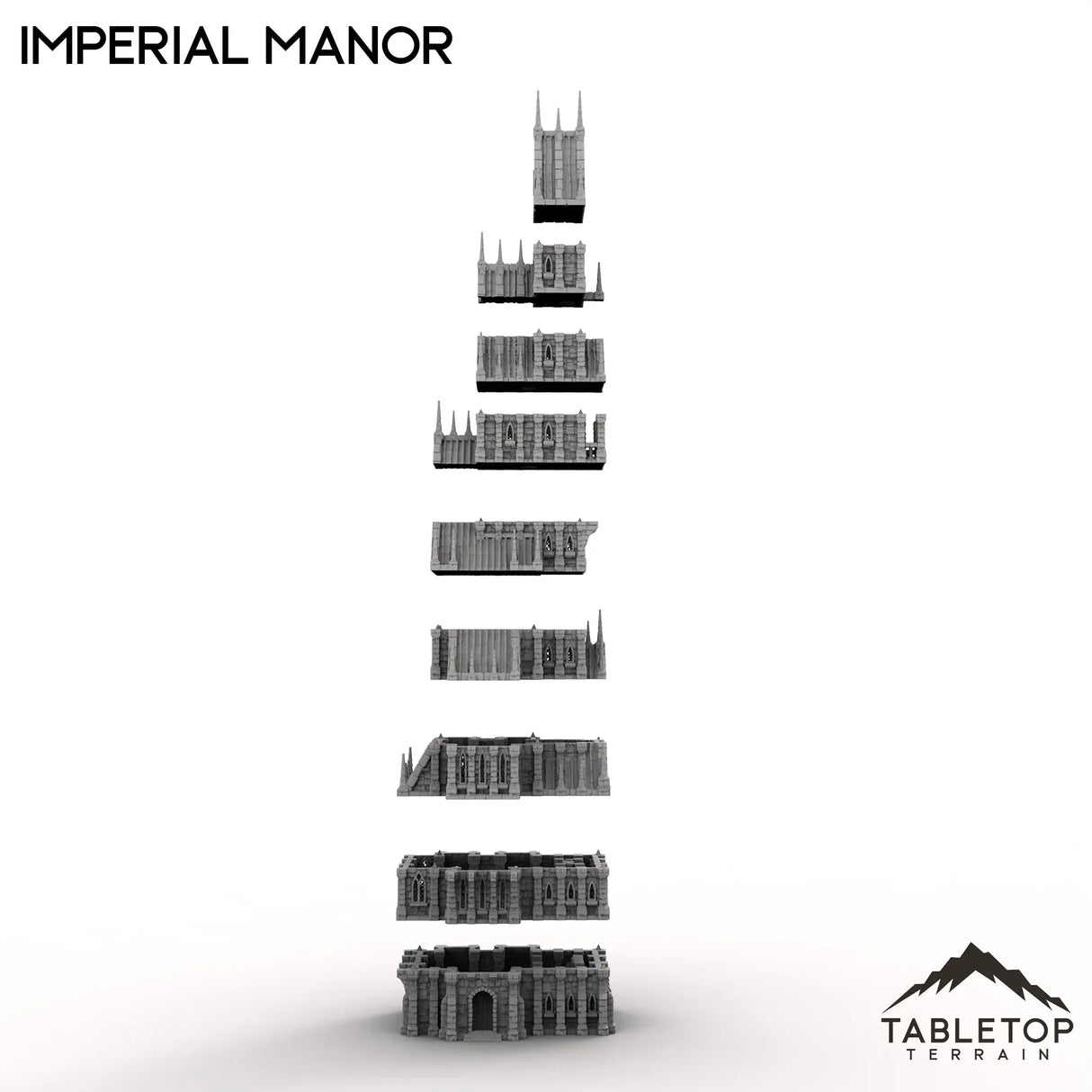 Tabletop Terrain Building Imperial Manor