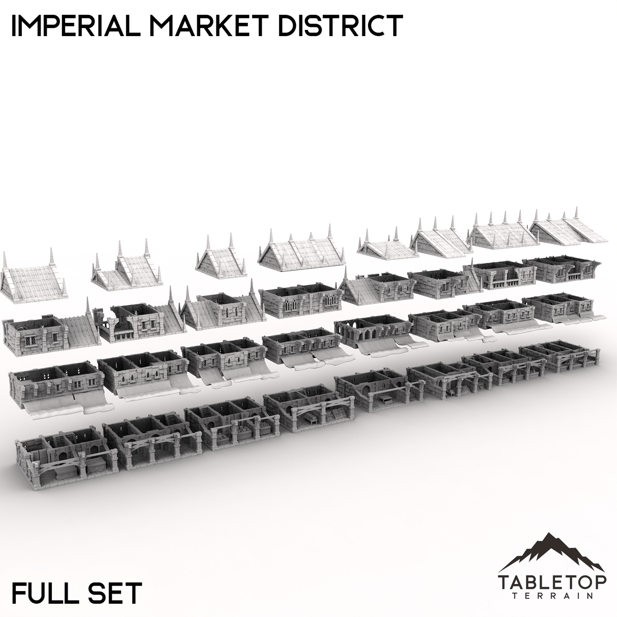 Tabletop Terrain Building Imperial Market District