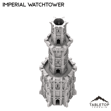 Tabletop Terrain Building Imperial Watchtower
