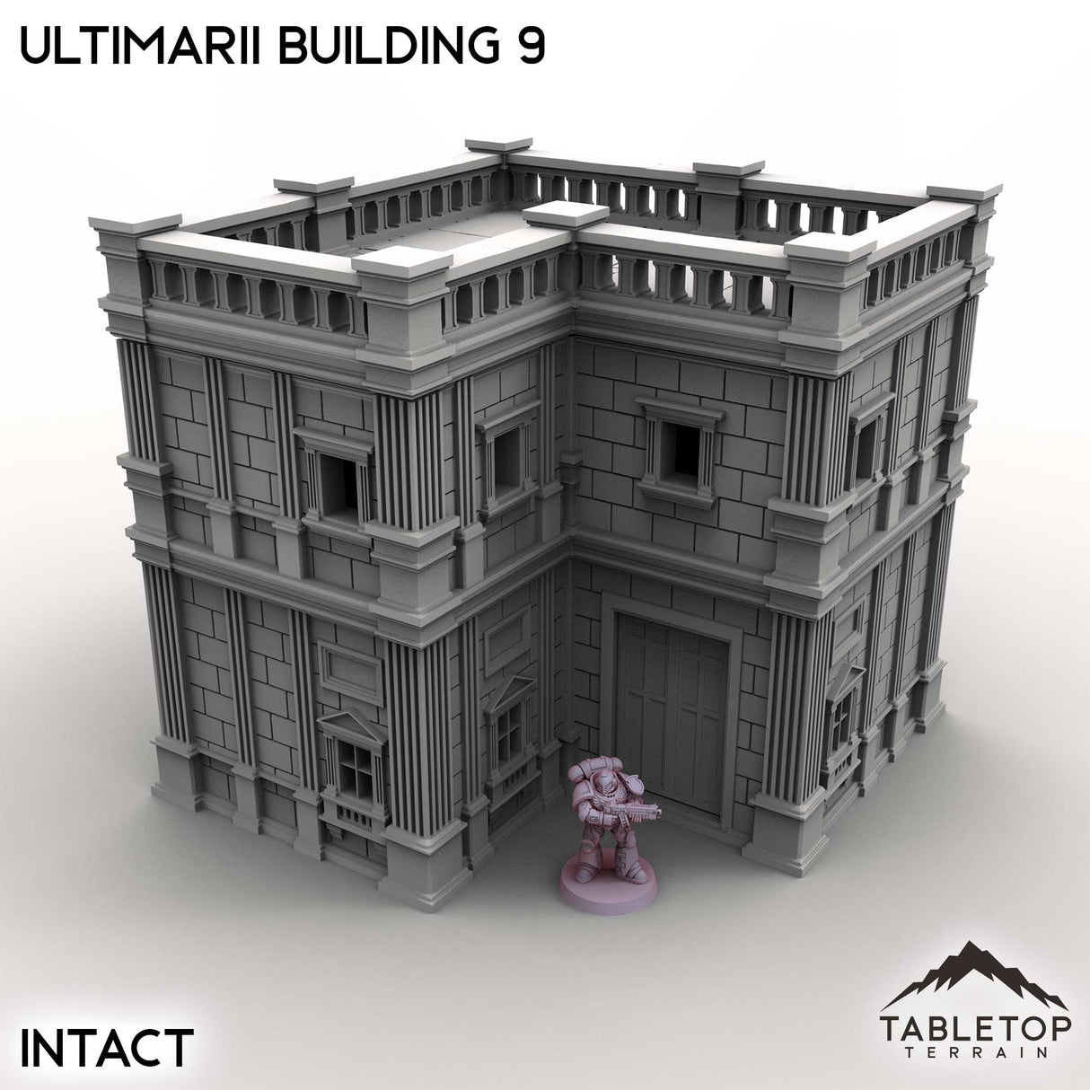 Tabletop Terrain Building Intact / 32mm Ultimarii Building 9